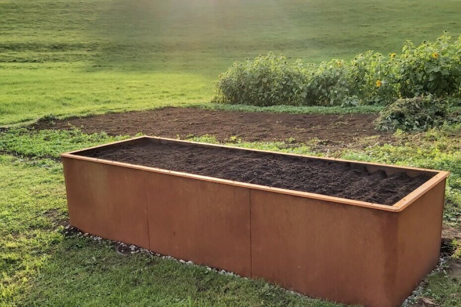 Edelrost Hochbeete für deinen Garten