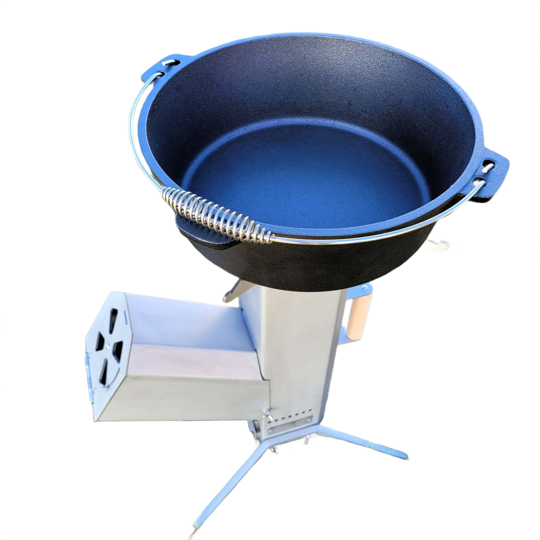 TERRADIX Dutchofen Feuertopf auf Raketenofen