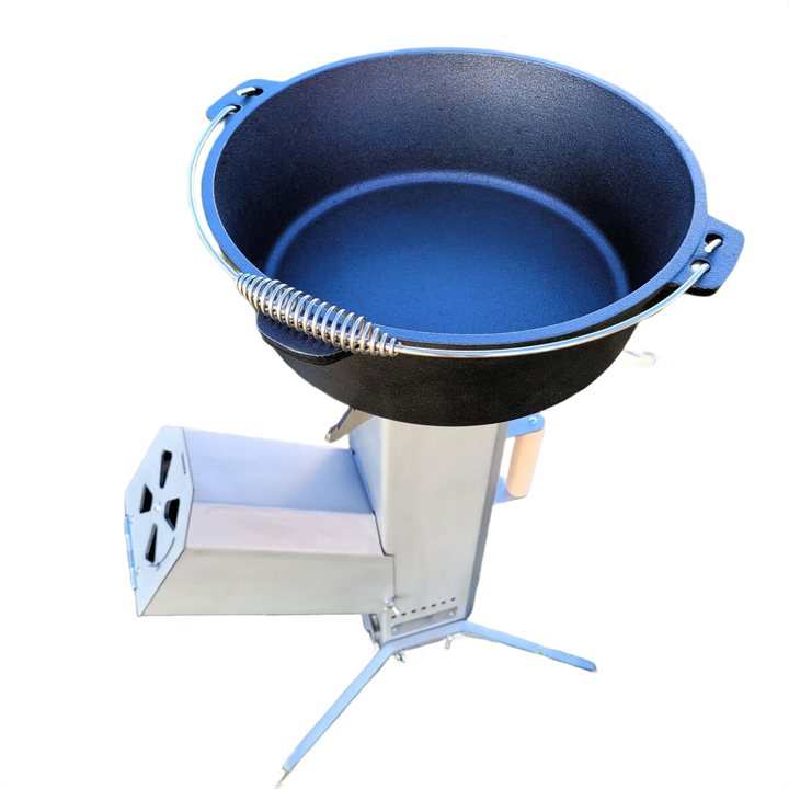 TERRADIX Dutchofen Feuertopf auf Raketenofen