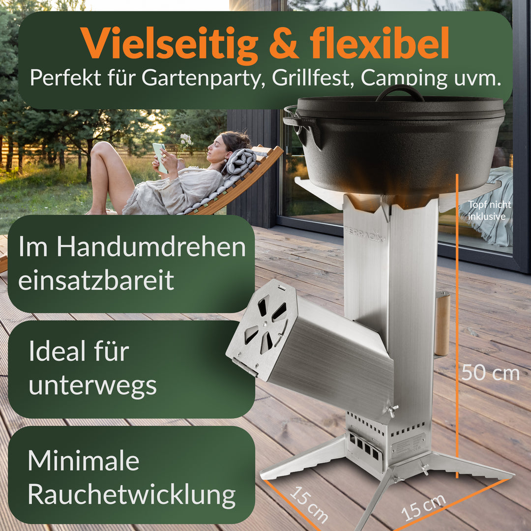 TERRADIX® rocket stove n120