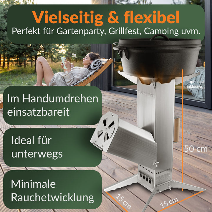 TERRADIX® rocket stove n120