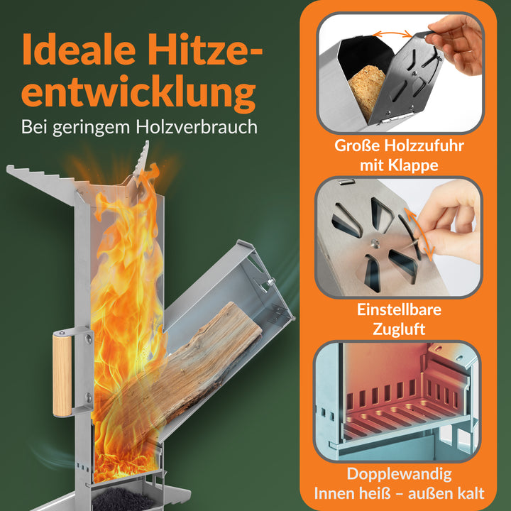 TERRADIX® rocket stove n120